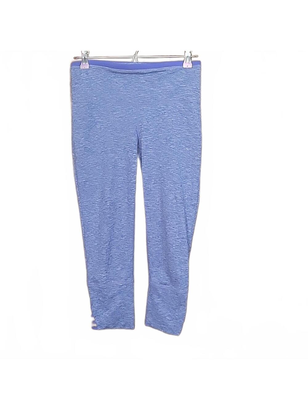 Prana Heathered Blue Capri Length Leggings Size Small